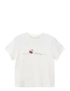 Zikasy T-Shirt Tops T-shirts Short-sleeved White Sofie Schnoor Young