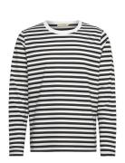 Tasaraita Unisex Ls Tops T-shirts & Tops Long-sleeved Black Marimekko