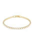 Lucy Pearl Brace G/White Accessories Jewellery Bracelets Chain Bracele...