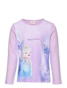 Tshirt Tops T-shirts Long-sleeved T-shirts Purple Frost