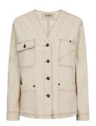 Mmefe Clay Jacket Dongerijakke Denimjakke Cream MOS MOSH