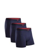 Men's Bamboo Trunks 3-Pack Sport Boxers Navy Danish Endurance