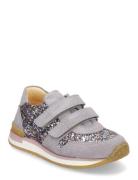 Shoes - Flat - With Velcro Lave Sneakers Grey ANGULUS