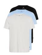 Majermane 3-Pack Tops T-shirts Short-sleeved White Matinique