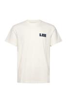 Ww Graphic Tee Tops T-shirts Short-sleeved White Lee Jeans