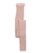 Cotton Rib Leggings Tights Pink Mp Denmark