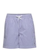 Traveler Stretch Seersucker Swim Trunk Badeshorts Blue Ralph Lauren Ki...