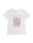 T-Shirt Ss Tops T-shirts Short-sleeved White Creamie