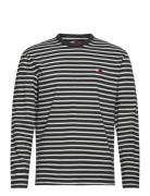 Tjm Reg Breton Stp Ls Tee Tops T-shirts Long-sleeved Black Tommy Jeans