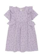 Dress Ss Crepe Dresses & Skirts Dresses Partydresses Purple Creamie