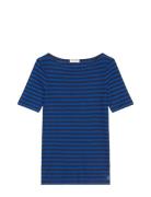 T-Shirts Short Sleeve Tops T-shirts & Tops Short-sleeved Blue Marc O'P...