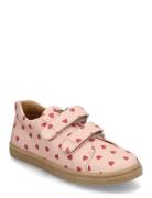 Shoes - Flat - With Velcro Lave Sneakers Pink ANGULUS