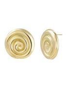 Spiral Earring Gold Accessories Jewellery Earrings Studs Gold Bud To R...