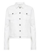 Kazelina Denim Jacket Dongerijakke Denimjakke White Kaffe