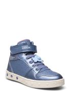 J Skylin Girl B Høye Sneakers Blue GEOX