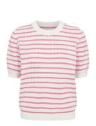 Nunicole Pullover - Gots Tops Knitwear Jumpers Pink Nümph