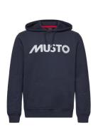 M Musto Logo Hoodie Sport Sweat-shirts & Hoodies Hoodies Navy Musto