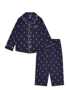 Sl-Sleepwear Pyjamas Sett Navy Ralph Lauren Kids