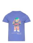 Polo Bear Cotton Jersey Tee Tops T-shirts Short-sleeved Blue Ralph Lau...