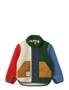 Noam Pile Jacket Outerwear Fleece Outerwear Fleece Jackets Green Liewo...