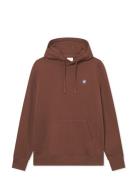 Wwash Tops Sweat-shirts & Hoodies Hoodies Brown Double A By Wood Wood