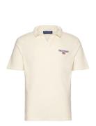 Polo Sport Terry Polo Shirt Designers Polos Short-sleeved Cream Polo R...