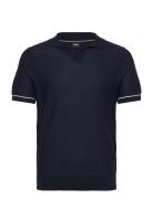 H-Jianluca Designers Polos Short-sleeved Navy BOSS