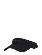 Calvin Klein Cotton Twill Visor Accessories Headwear Caps Black Calvin...