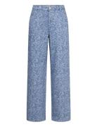 iepw Pa Bottoms Trousers Wide Leg Blue Part Two