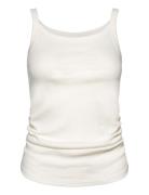 Tanktop Rib Maternity Topp Cream Lindex