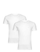 C-Neck T-Shirt 2-Pack Tops T-shirts Short-sleeved White GANT