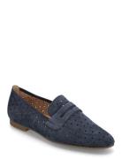 Loafer Sko Flate Navy Gabor