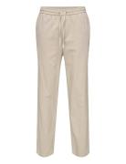 Onssinus Loose 0007 Cot Lin Pant Noos Bottoms Trousers Casual Cream ON...