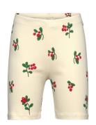 Lingonberries Aop Shorts Bottoms Shorts White Mini Rodini