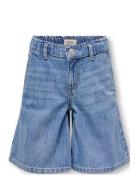 Kogcomet Wide Long Shorts Dnm Dia Noos Bottoms Shorts Blue Kids Only