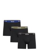 Boxerbr 3P Power Boksershorts Black BOSS