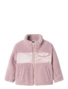 Nmfmiffi Teddy Jacket Outerwear Fleece Outerwear Fleece Jackets Pink N...