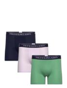 Stretch Cotton Boxer Brief 3-Pack Boksershorts Navy Polo Ralph Lauren