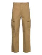 Xx Cargo Straight British Khak Bottoms Trousers Cargo Pants Beige Levi...