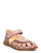 Sandals - Flat - Closed Toe Shoes Summer Shoes Sandals Pink ANGULUS