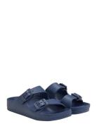 Sandals W. Buckles Shoes Summer Shoes Sandals Navy Color Kids