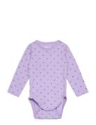 Hmlbeesy Body L/S Bodies Long-sleeved Purple Hummel