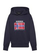 K B-Sella H Tops Sweat-shirts & Hoodies Hoodies Navy Napapijri