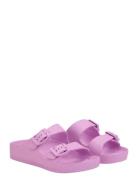 Sandals W. Buckles Shoes Summer Shoes Sandals Purple Color Kids