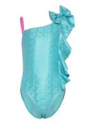 Swimming Costume Badedrakt Badetøy Blue Billieblush