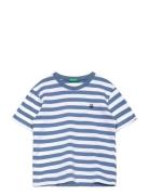 T-Shirt Tops T-shirts Short-sleeved Blue United Colors Of Benetton