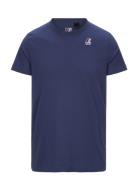 Le Vrai Edouard Tops T-shirts Short-sleeved Navy K-Way