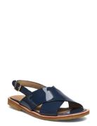 Sandals - Flat - Open Toe - Op Flate Sandaler Navy ANGULUS