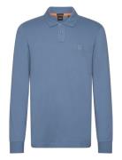 Passerby Tops Polos Long-sleeved Blue BOSS