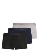 Trunk 3Pk Boksershorts Black Calvin Klein